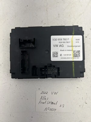 Módulo de control de asiento delantero izquierdo Volkswagen Atlas 2019-2022 OEM. Foto 1 de 4
