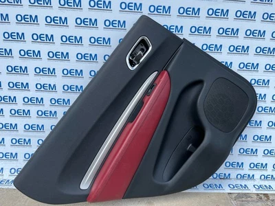11-22 DODGE DURANGO driver/left side REAR door panel trim black red OEM - Image 1 of 4