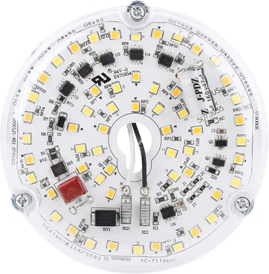 4 18W Color Changeable Ceiling Fan LED Light Kit, Dimmable 3000K/4000K/5000K - Image 1 of 4