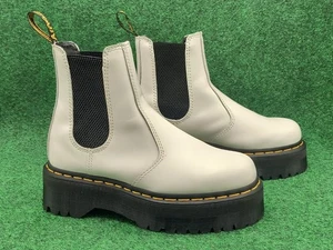 Dr. Doc Martens DM's 2976 Quad Stiefel Damen Gr. 5 M Weiß Slipper Neu - Bild 1 von 12