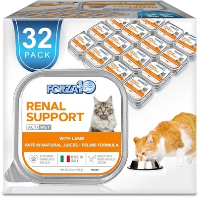 Kidney Care Cat Food – Renal Support Wet Cat Food with Lamb, 3.5 oz Cans, 32... - Image 1 of 2