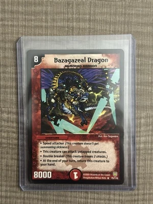 2006 Duel Masters Bazagazeal Dragon DM06 Card #75/110 LP/Near Mint Condition - Image 1 of 4