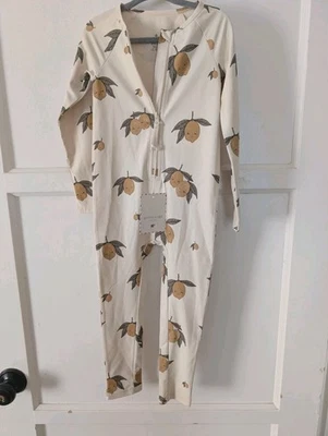 Konges Slojd Pantalones Manga Larga Una Pieza Traje de Baño Niños Niñas 3 Años Limones  Foto 1 de 4