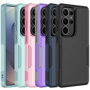 For Samsung Galaxy S25 Ultra S24 FE S23 Plus Case Rugged Cover+ Screen Protector - Picture 1 of 74