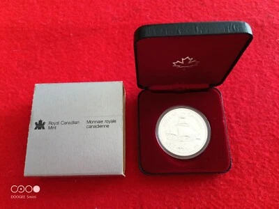 Dollaro Canadese Argento FDC tricentenario GRIFFON 1979 REGINA ELISABETTA II - Immagine 1 di 3
