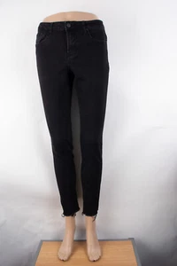 Versace V19-69 Abbigliamento Sportivo Skinny (26 X 28) Women's Jeans Black Denim - Picture 1 of 8