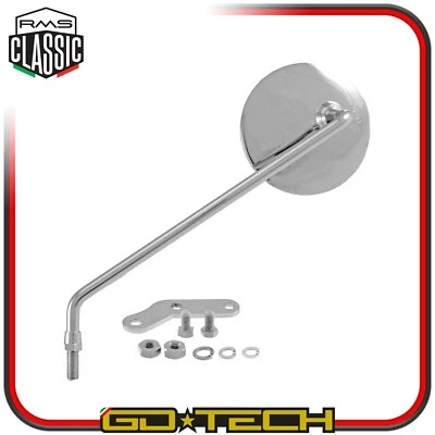 Miroir Gauche Chromé Vespa 50 Spécial N L R PK Printemps PX 125 150 200 - Photo 1/4