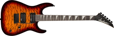 Jackson  JS Series Dinky JS20 DKQ 2PT, Amaranth board, Transparent Tobacco Burst - Image 1 of 4