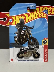 Hot Wheels Ducati Scrambler Hot Wheels Edition 117/250 HW Daredevils 3/5 *Black* - Picture 1 of 6