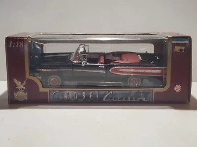 Road Legends 1958 Edsel Citation Convertible 1:18 Scale Diecast Model Car Black - Image 1 of 4