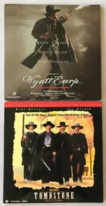 Tombstone & Wyatt Earp Laserdisc Lot LDs Doc Holliday Val Kilmer, Kevin Costner - Picture 1 of 2