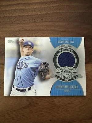 Topps 2013 Making Their Mark Jersey Materials Jeremy Hellickson - Image 1 of 2