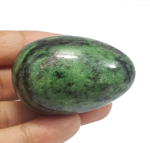 575 Ct Natural Ruby Zoisite Huge Egg Shape Cabochon AAA Quality Loose Gemstone - Picture 1 of 5