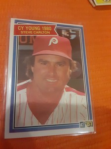 1981 Donruss #481 Steve Carlton Phillies Baseball Card Philadelphia 