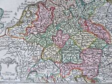 Holy Roman Empire 10 Circles Germany Netherlands Austria Bohemia 1762 mini map