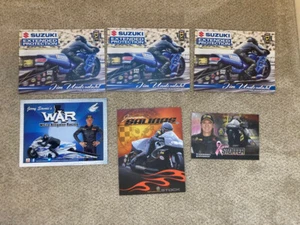 NHRA PRO STOCK MOTORCYCLE 6 POSTCARD LOT - Picture 1 of 1