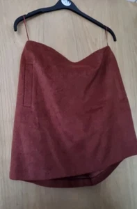 New Look Brown Warm Soft Fully Lined Skirt Size 16 BNWT - Picture 1 of 5