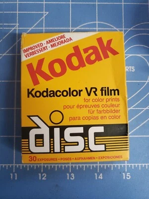 KODACOLOR VR FILM FOR DISC CAMERA'S - 30 EXPOSURES EXPIRED BUT UNOPENED N - Image 1 of 4