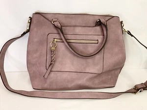 Charming Charlie C Purse Handbag Tote Pockets Zipper Double Handles Crossbody - Picture 1 of 8