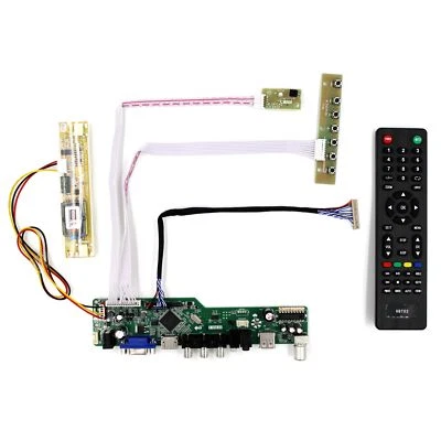 For M150XN07 V9 20P 2CCFL LCD Monitor Controller Board HD VGA AV USB RF Input - Image 1 of 4