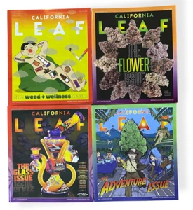CALIFORNIA LEAF (Lot of 4) 2025 Cannabis Marijuana Magazines *NEW* - Picture 1 of 2