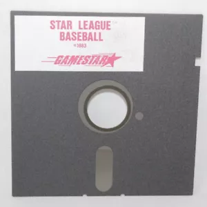 VTG Star League Baseball 1983 Gamestar Computer 5 1/4" Floppy Disk Game - Picture 1 of 4