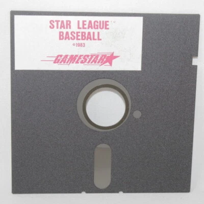 VTG Star League Baseball 1983 Gamestar Computer 5 1/4" Floppy Disk Game - Image 1 of 4
