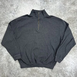 Bolle Golf 1/4 Zip Pullover Sweatshirt Long Sleeve Men’s Medium Cotton Blend - Picture 1 of 9