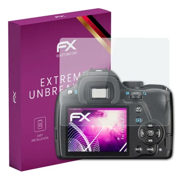 atFoliX Glass Protective Film for Pentax K-50 Glass Protector 9H Hybrid-Glass - Image 1 of 4
