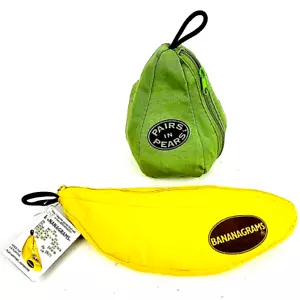 Set of 2 Bananagrams Games: Pairs in Pears and Bananagrams - Picture 1 of 8