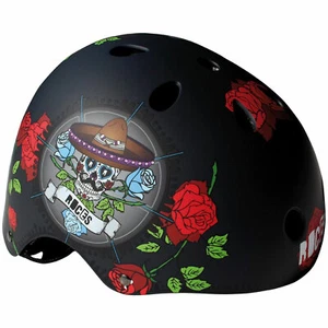 Roces Calavera Helm Skatehelm Halbschale Hartschale Inline Skating Fahrradhelm - Bild 1 von 2