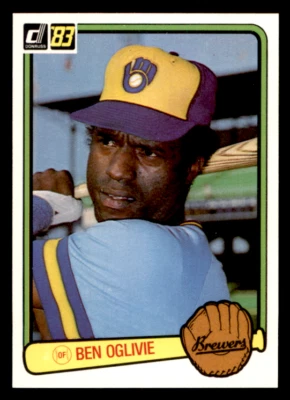 1983 Donruss Ben Oglivie   Set Break! #384 Milwaukee Brewers - Image 1 of 2