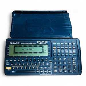 Ordinateur de poche SHARP PC-G850V occasion testé BASIC C programmable Japon rare - Photo 1/2