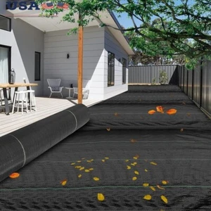 Heavy Duty 6FTx300FT Weed Barrier Fabric Drainage Erosion Control Landscaping US - Picture 1 of 10
