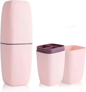 Travel Toothbrush Container Case, Portable Toothbrush Holder, High-Capacity T... - Picture 1 of 1