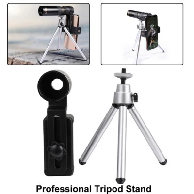 Professional Tripod Stand + Phone Holder for Zoom Monocular Telescope With Clip - Изображение 1 из 4