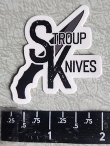 Stroup Messer Messer Bravo Survival BK1 Mini Vinyl Aufkleber Aufkleber Shot Show - Bild 1 von 1