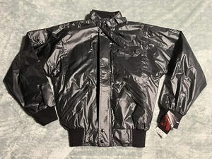 Vintage Upstream Racing Division Black Nylon Jacket Sz XS, *NEW WITH TAGS* - Picture 1 of 18