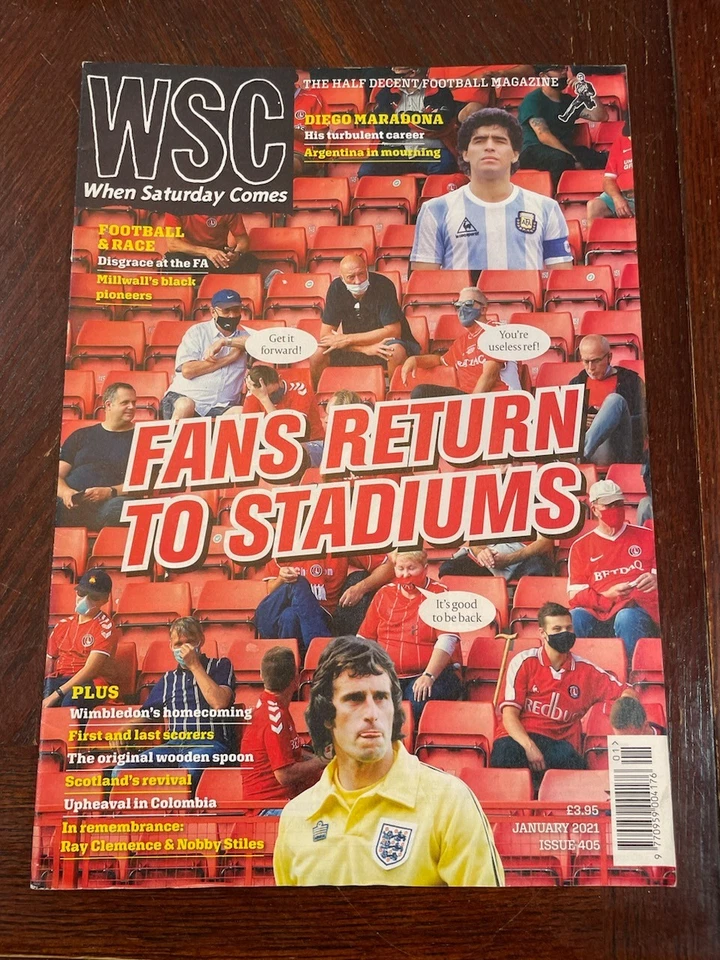 WSC WHEN SATURDAY COMES, January 2021, Issue 405,  Ex Condition - Image 1 of 1