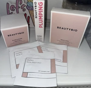 BEAUTYBIO SKINCARE Bundle Glass & Go, Bright Eyes, Plump Boost, GloPro Skin Prep - Picture 1 of 6