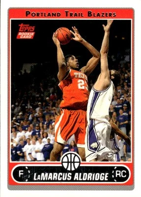 Trail Blazers Topps LaMarcus Aldridge #241a 2006-07 Texas Portland 3W Foto 1 de 2