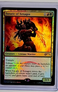 MTG Magic The Gathering FNM Friday Night Magic Promo Foil Fanatic of Xenagos LP - Picture 1 of 2