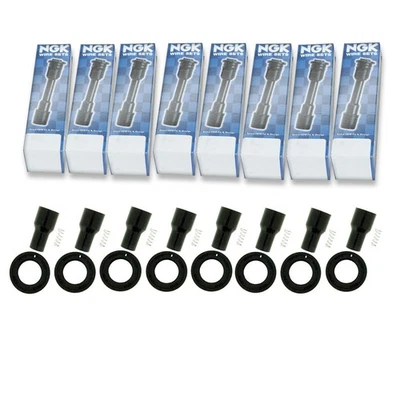 8 pcs NGK Ignition Coil Boot for 2008-2014 Lexus LS600h 5.0L V8 - Direct nn - Image 1 of 4