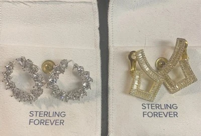 Pendientes Sterling Forever. Juego de 2. Nuevo con caja Foto 1 de 3