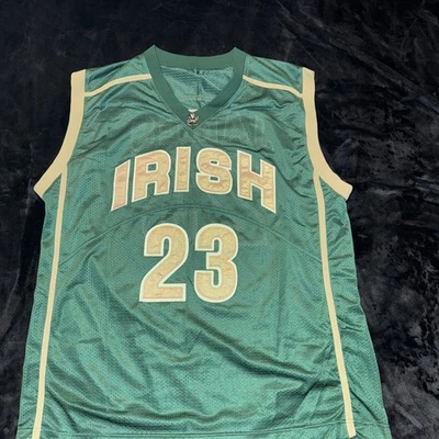 Camiseta cosida vintage #23 Lebron James St Vincent irlandesa escuela secundaria para hombre L-XL Foto 1 de 4