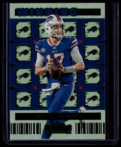 Boleto ganador 2022 Panini Contenders #WT-JAL Josh Allen Emerald - Imagen 1 de 2