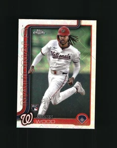 2025 Topps Chrome MLB Logofractor James Wood #132 RC Rookie Nationals - Bild 1 von 2