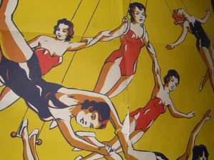 Zirkus Poster Optimist Club of Astoria Oregon A Ken Jensen Produktion Vintage - Bild 1 von 13