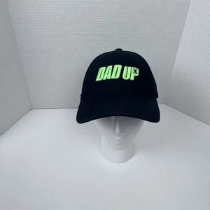 Psycho Bunny Herren Dad Up schwarz neongrün Spruch Baseballkappe Einheitsgröße; Punk - Bild 1 von 11