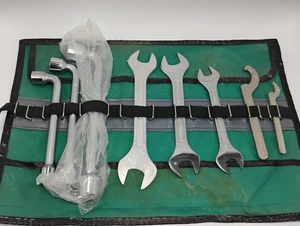 Lote de 8 piezas de llaves de vaso y llave métricas de extremo abierto Facom y SER en ángulo - Imagen 1 de 2